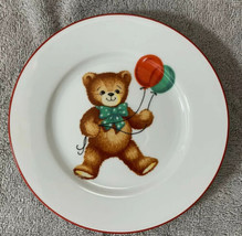 Vintage Ruetter Porzellan W. Germany Small Porcelain Child Plate Teddy B... - £9.58 GBP