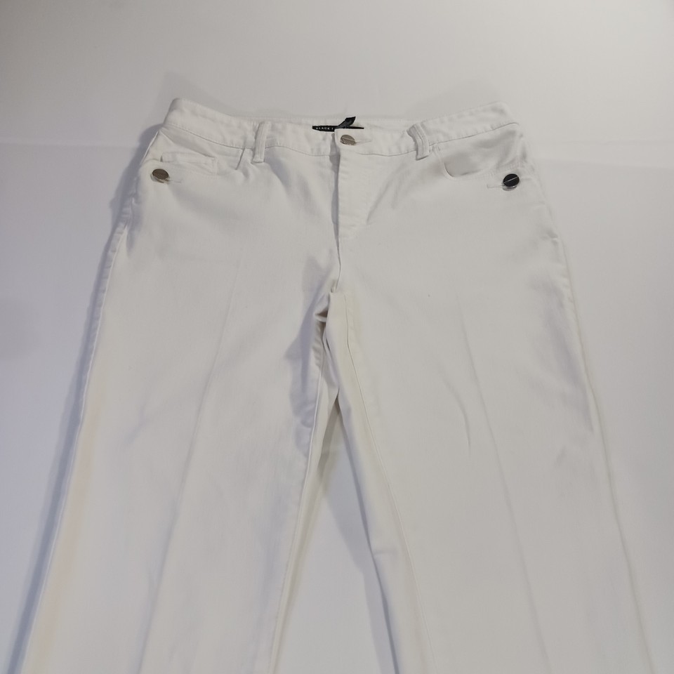 Black Label By Chico's Jeans Women's Cotton Blend No Size Tag Measured (31×28) Item image 11