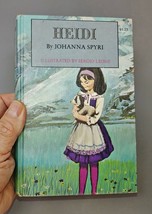 HEIDI by Johanna Spyri Hardcover Book 1963 Edition Illustrated by Sergio Leone - £10.18 GBP