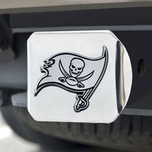 Tampa Bay Buccaneers Hitch Cover Chrome Emblem on Chrome - Special Order - $1,071.61 MXN
