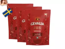 3 Pack of Gevalia Swedish Instant Coffee 200g (7,05 oz), Mellanrost, Swe... - $47.76