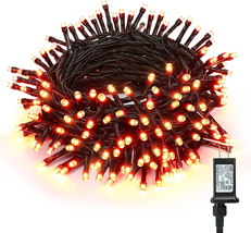 Halloween Orange Lights, 78.74Ft 240 LED Orange String Lights, Outdoor Halloween - £15.20 GBP