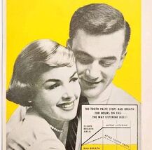 1958 Listerine Mouthwash Full Strength Advertisement Dental Hygiene DWII16 - $369.97 MXN