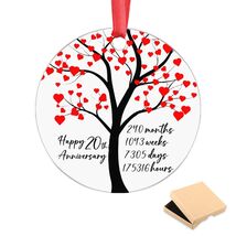 60th Anniversary Acrylic Ornament for Him Her Couples Wedding Gift - $4.06 60th Anniversary Acrylic Ornament for Him Her Couples Wedding Gift - $4.06