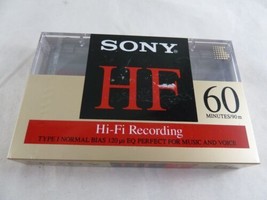 SONY HF High Fidelity 60 Minute  Blank Cassette Tapes New C-60HFC - £3.77 GBP