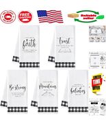 Polyester Christian Kitchen Towels Set - Versatile &amp; Inspirational - $490.86 MXN