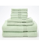 Home Reflections 10 Piece Towel Set in Sage  OPEN BOX - £154.71 GBP