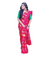Handloom Silk khandua bridal party Saree for Women, Odisha Sambalpuri Ha... - $395.01