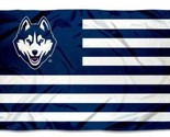 Connecticut Huskies Stars Flag 3X5ft Banner Polyester with 2 Brass Grommets - $15.99