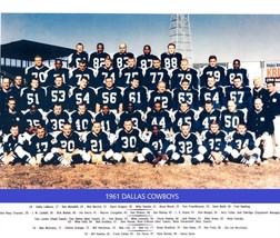 1961 DALLAS COWBOYS 8X10 TEAM PHOTO FOOTBALL PICTURE NFL - $4.94