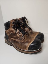 Timberland Pro Boondock 6&quot; Comp Toe Work Boot Brown Men&#39;s Size 13 Medium - £41.09 GBP