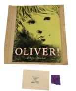 1964 Oliver Musical Playbill and extra&#39;s Ticket Stub playing Imperial Th... - £9.05 GBP