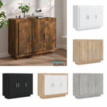 Modern Wooden Large 3 Door Home Sideboard Storage Cabinet Unit Metal Handles - £68.77 GBP+