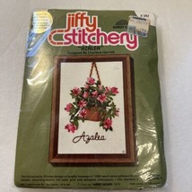 Vintage Sunset Designs Jiffy Stitchery Azalea Embroidery Kit #342 1975 NEW - £14.37 GBP