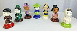 Vintage 1979 Duncan Enterprises Lot Of 7 Spices Shakers Figurines  - NICE!!!!!! - £51.43 GBP