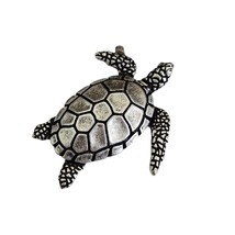 Sterling Silver Loggerhead Sea Turtle Necklace Pendant - £28.81 GBP