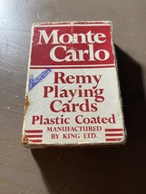 Carte da gioco Monte Carlo Remy vintage - $10.14
