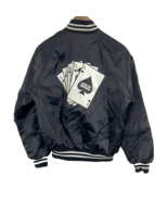 Vintage Ace Hi Tavern Graphics Black Bomber Mens Size M Jacket Made in USA - €32,99 EUR