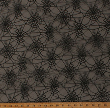 Stiff Lace Spiderwebs Spiders Black Lace Fabric by the Yard (D170.58) - £22.91 GBP