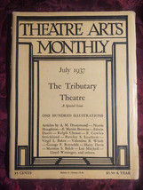 THEATRE ARTS July 1937 A M Drummond E Martin Browne Norris Houghton Caryl Nance - £6.26 GBP