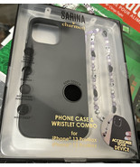black Sarina iPhone 13 Pro Max/12 Pro Max Case w Detachable Strap - £22.08 GBP