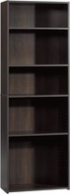 Sauder Beginnings 3-Shelf Bookcase, Bookshelf With Adjustable, Cinnamon Cherry - $103.95