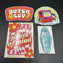 DUTCH BROS Sticker Drop Peace of Mind Love the Grind Motel Key Dutch Luv... - £15.62 GBP