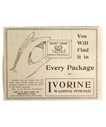 Ivorine Washing Powder 1894 Advertisement Victorian Soap Williams Co ADB... - €17,16 EUR