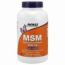 NOW Supplements, MSM 1000 mg, 240 Veg Capsules - £20.75 GBP