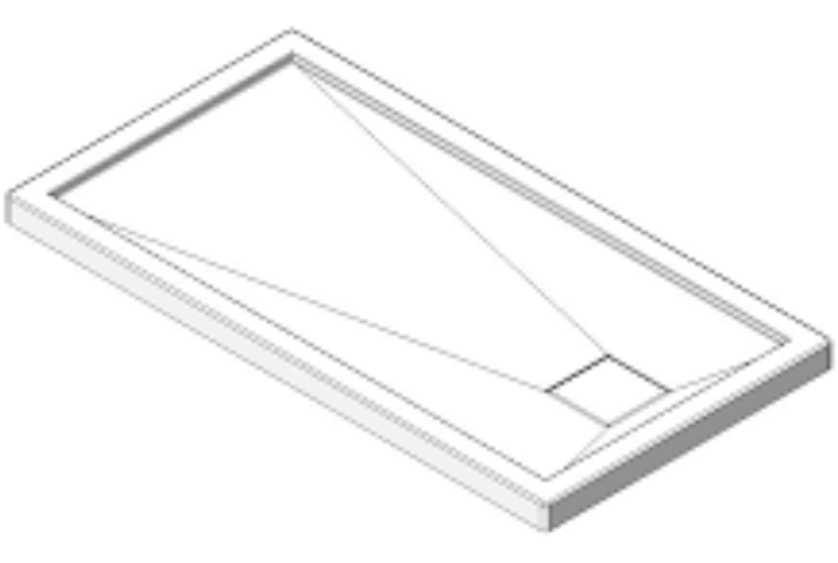 OCEANIA Attitude SB60R32A01  Shower Pan Base 60" x 32" x 2.625" Item image 2