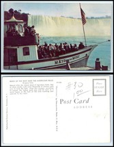 NEW YORK Postcard - Niagara Falls, Maid Of The Mist &amp; American Falls K25 - £2.36 GBP