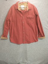 Legendary Whitetails Buck Camp Flannel Shirt Mens Heavy Chamois - $18.80