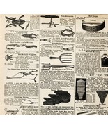 1900 Fishing Tackle Lures Advertisement Victorian Sears Roebuck 5.25 x 7&quot; - €17,24 EUR