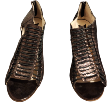 Salvatore Ferragamo Black Leather Tassel Loafers Women&#39;s Shoes Size 11B - £24.37 GBP