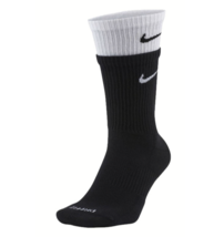 Nike Everyday Plus Cushioned Crew Socks Sports Casual Black 1pc NWT DD27... - $26.88