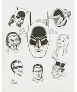 Joe Giella Original Batman Rogues Gallery Art Sketch ~ JOKER CAWOMAN POI... - $18,413.83 MXN