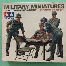 Vintage TAMIYA Military Miniatures 1/35 U.S. Command Figure Set - £21.80 GBP