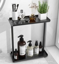 2 Tier Bathroom Counter Organizer, Vanity Organizer Countertop Metal,, B... - £13.60 GBP