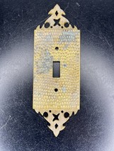Vintage Single Brass Face Plate Cover For Light Switch - $465.99 MXN