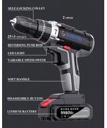 Cordless Drill Electric Screwdriver Rechargeable Wireless DC - $59.83+
