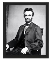 President Abraham Lincoln Of The United States 8X10 Framed Photo - £15.72 GBP