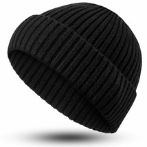 Winter Beanie Knit Hat Fisherman Beanie Trawler Beanie Warm Slouchy Stretchy Sof - £14.21 GBP