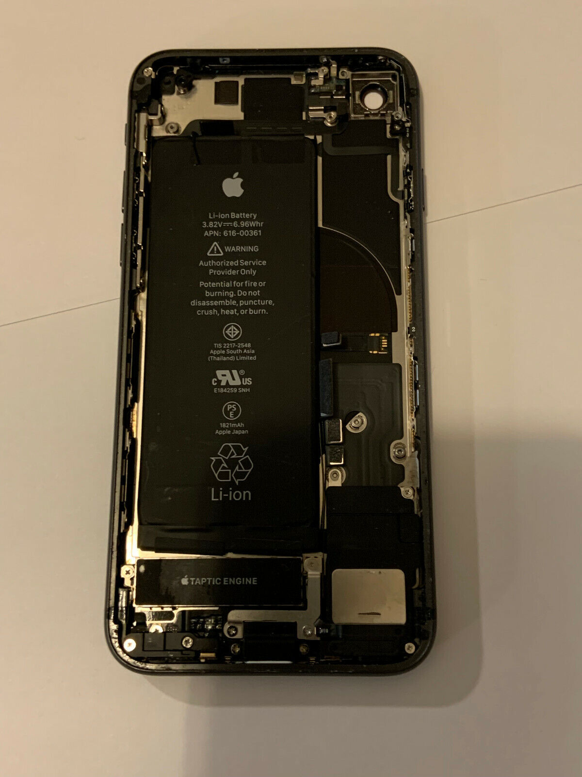 Apple iPhone i8 black original oem frame housing parts Read - $29.70