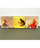 Set Of 6 French Vintage Art Posters (Dessous de Verre) Waterproof Coaste... - $11.41 CAD