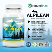 Alpilean Keto Weight Loss Support Fat burner 60 Capsules 1 Month Supply - $33.98