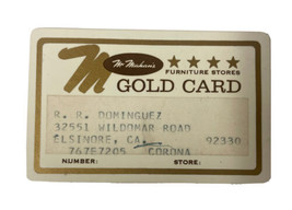 Mr. Maham’s Furniture Stores Gold Card Customer - $127.19 MXN
