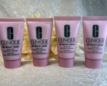 4 x Clinique All About Clean Rinse-Off Foaming Cleanser = 4oz 120ml Free... - £9.30 GBP