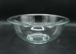 Pyrex #325 2.5 Qt Nesting Mixing Bowl Clear 10&quot; Rimmed Edge Made in USA - £10.09 GBP