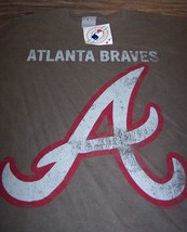 Vintage Style Atlanta Braves Mlb Baseball T-Shirt Mens Medium New w/ Tag - £15.82 GBP