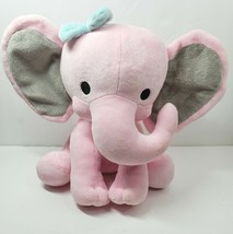 Bedtime Originals Twinkle Toes Pink Elephant Plush Hazel Stuffed Animal Toy - £8.83 GBP